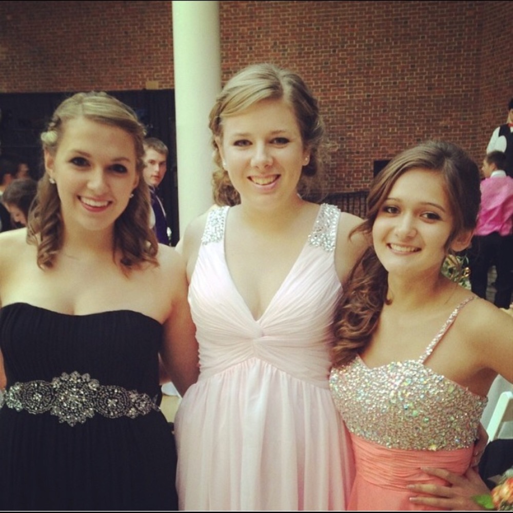 Pink prom dress
